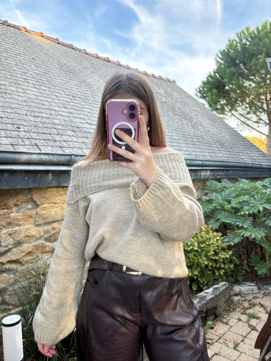 Pull LOVA beige