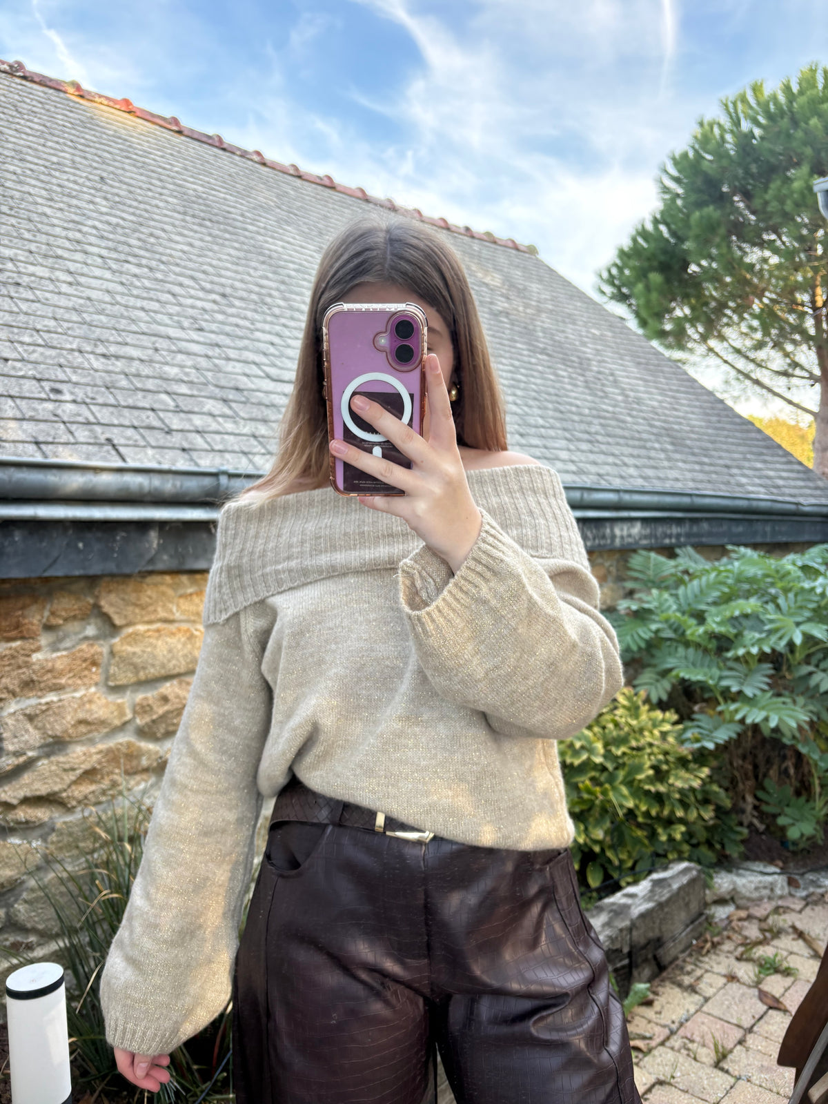 Pull LOVA beige