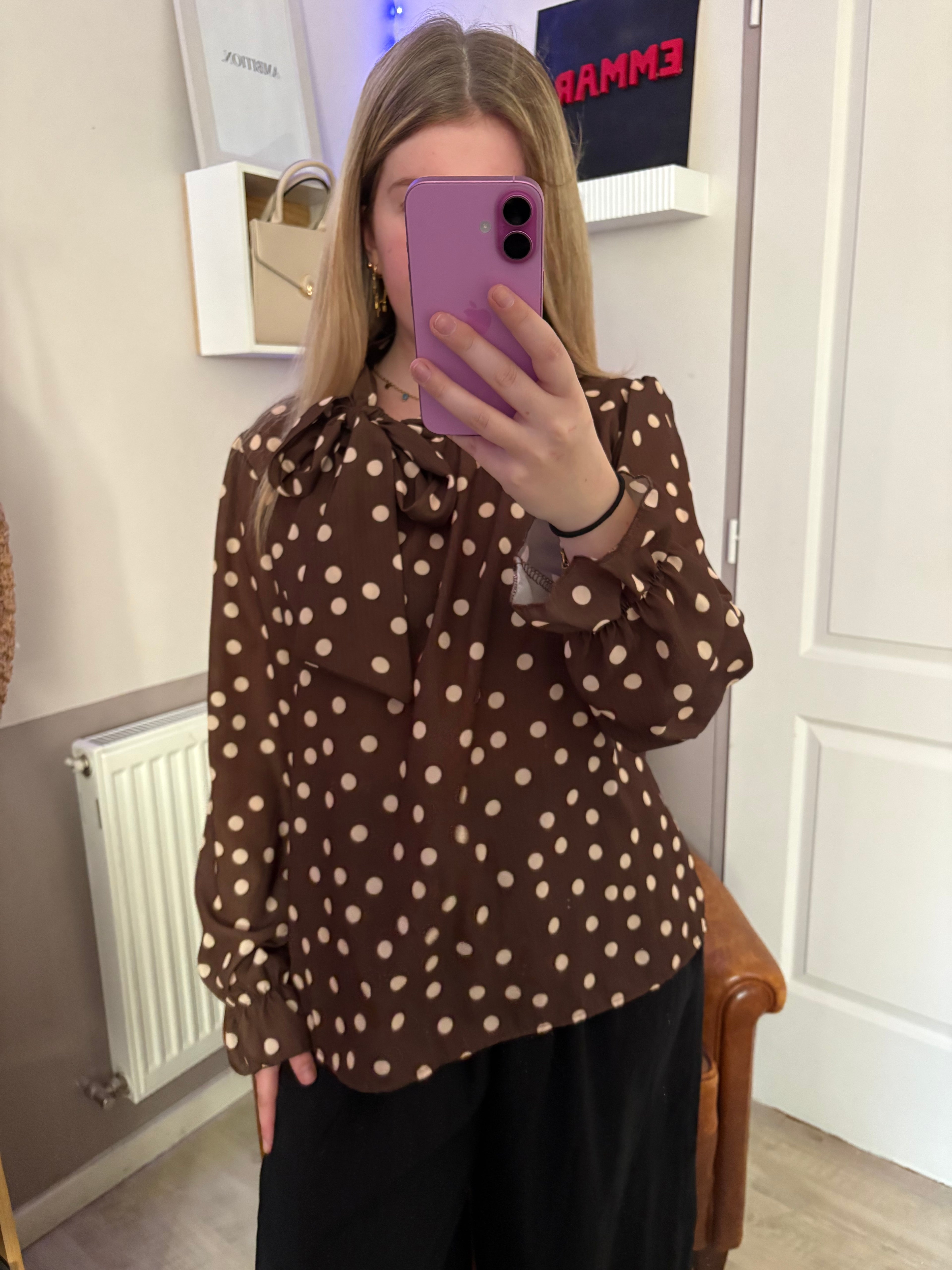 Blouse Vaïa choco