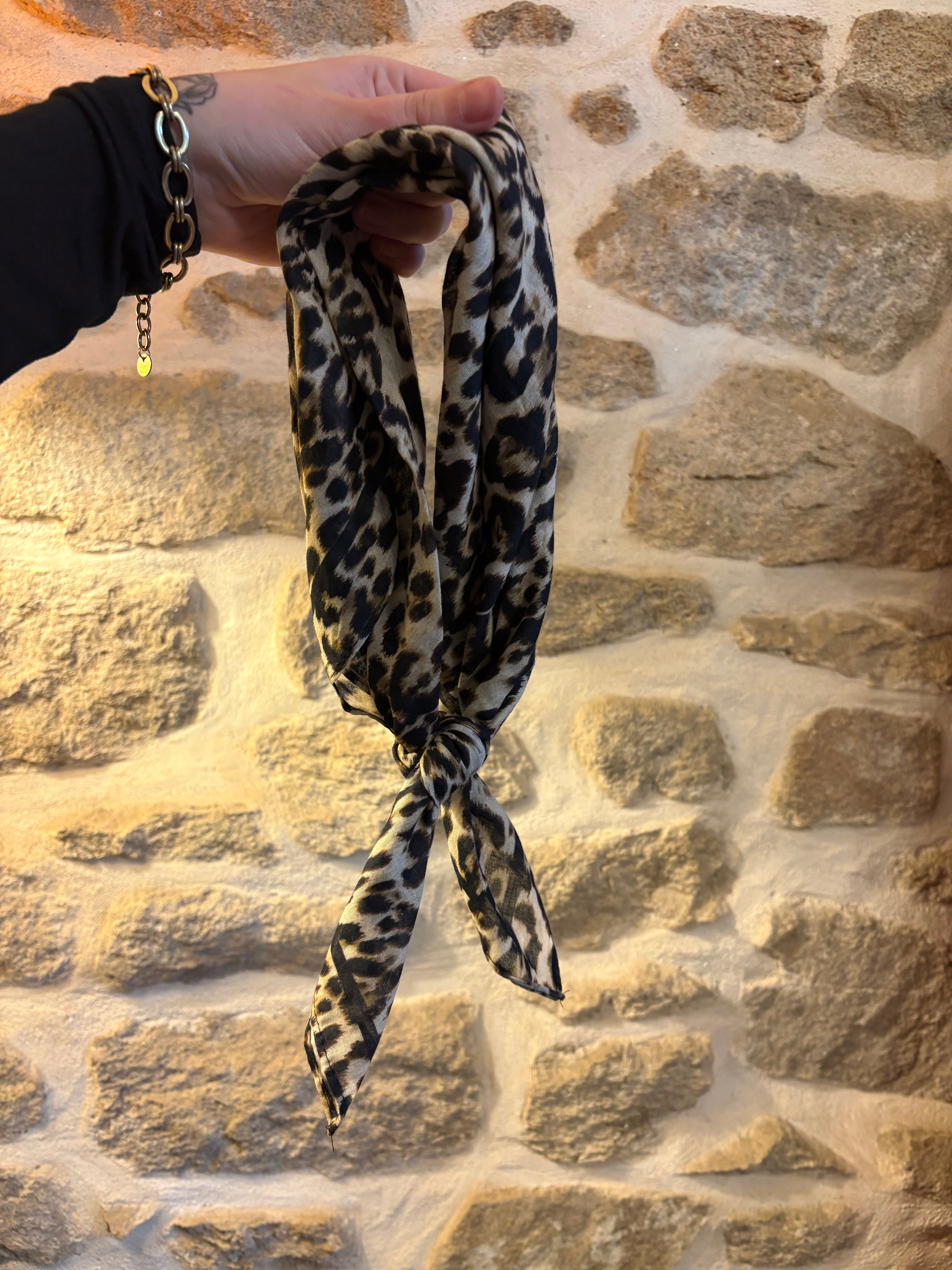 Foulard léopard