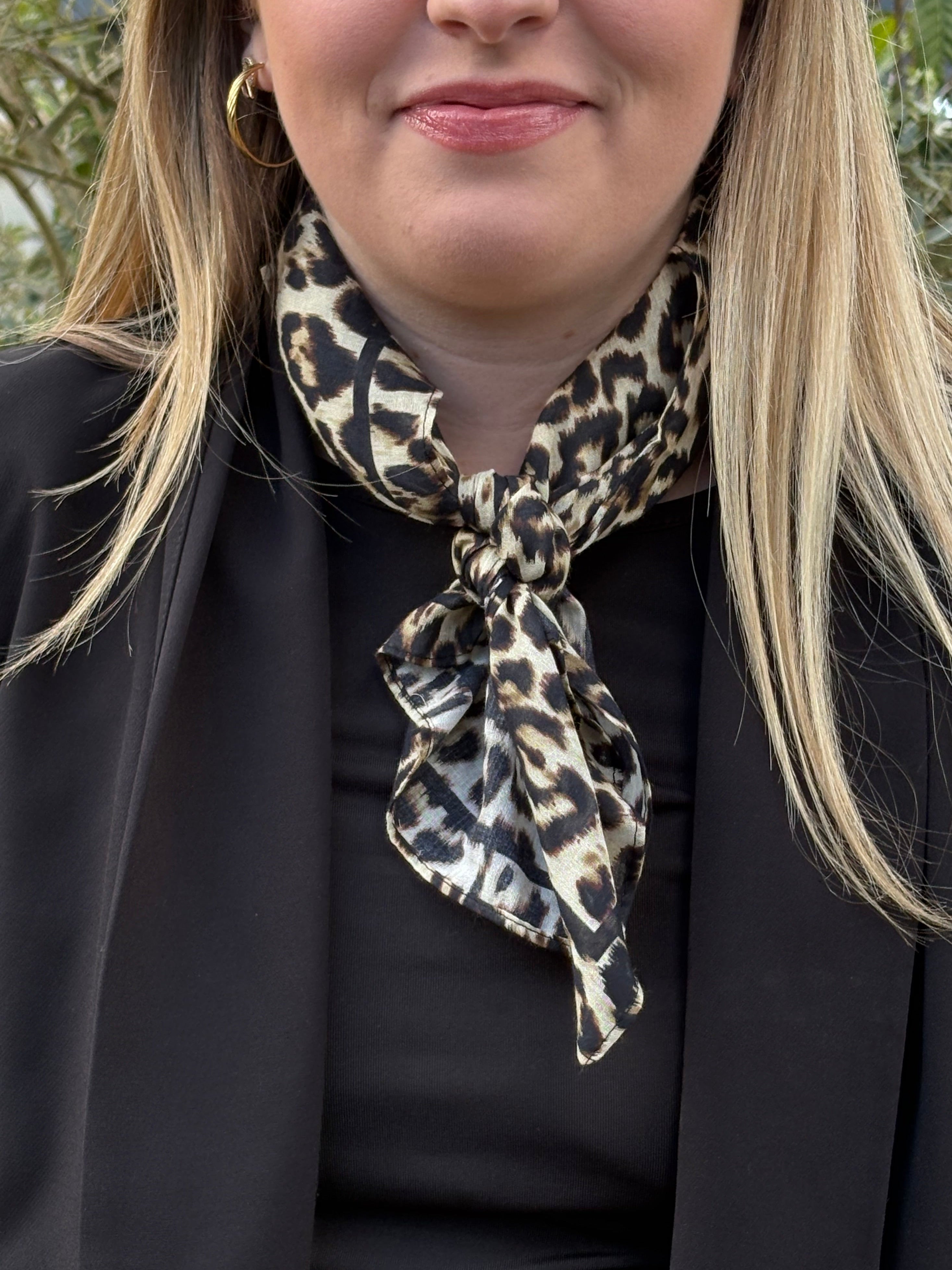 Foulard léopard