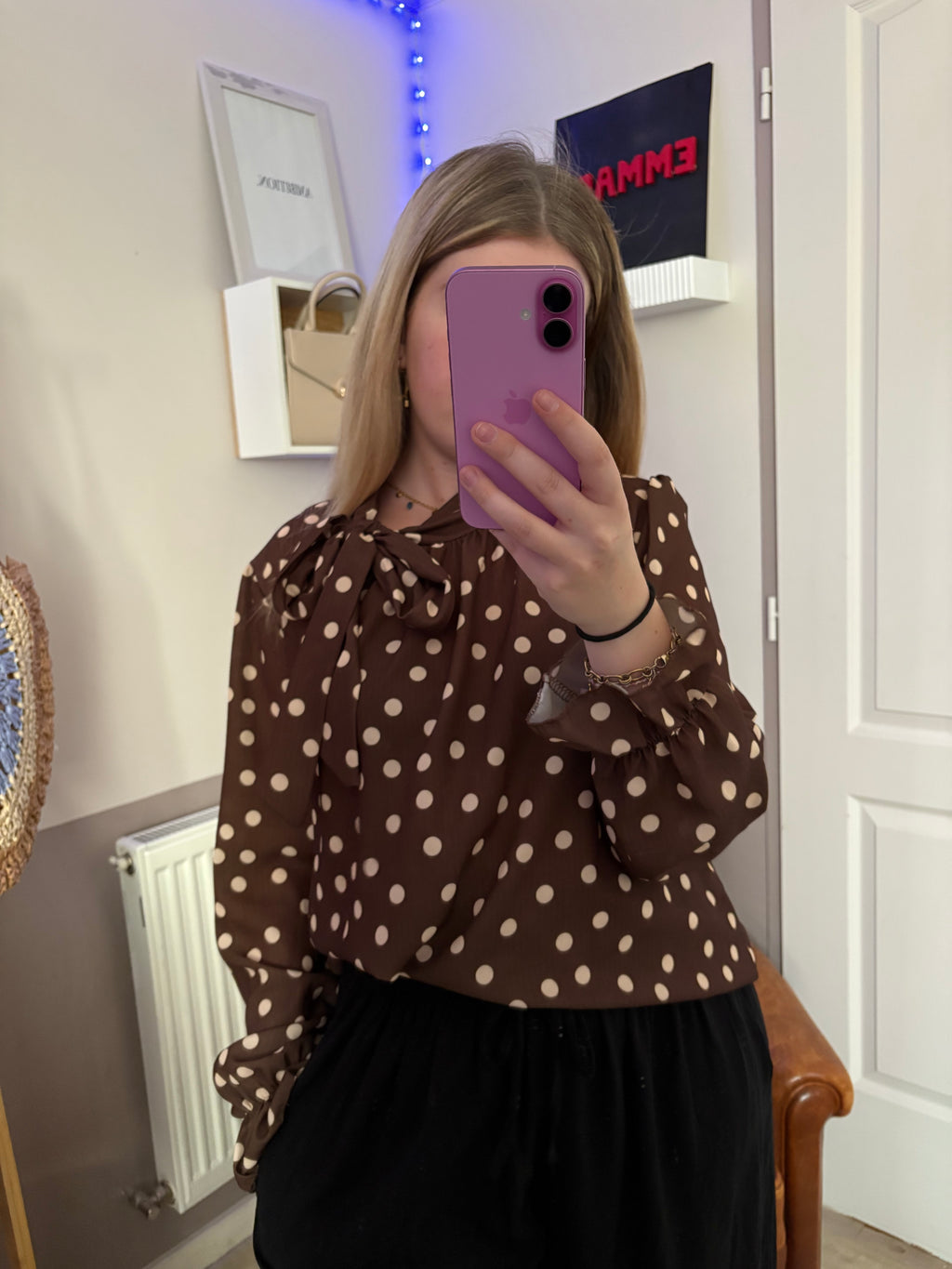 Blouse Vaïa choco
