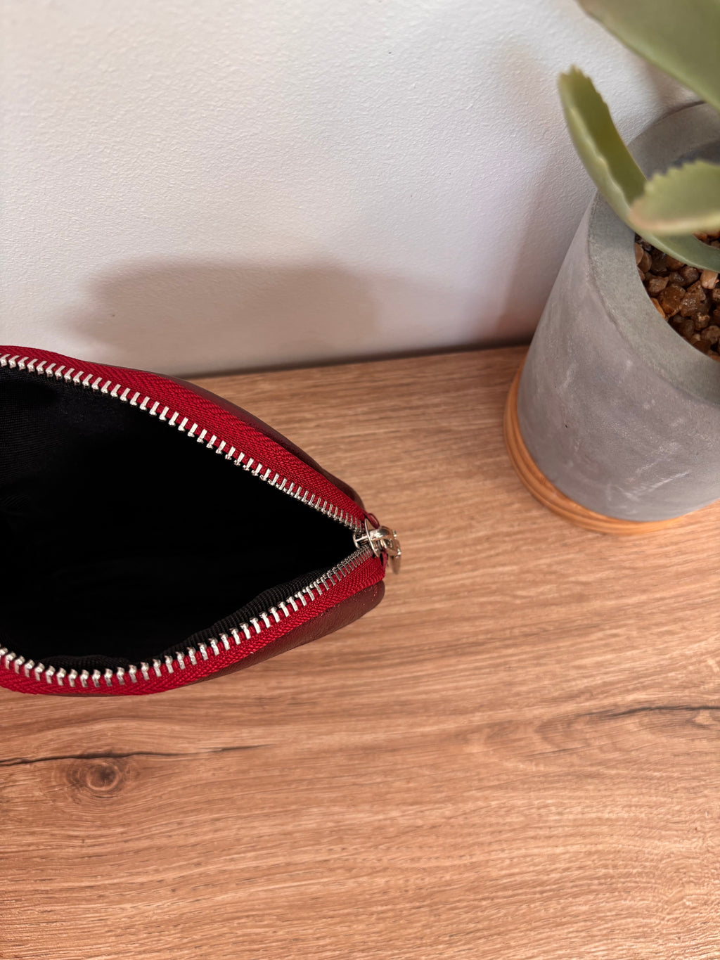 Porte monnaie en cuir