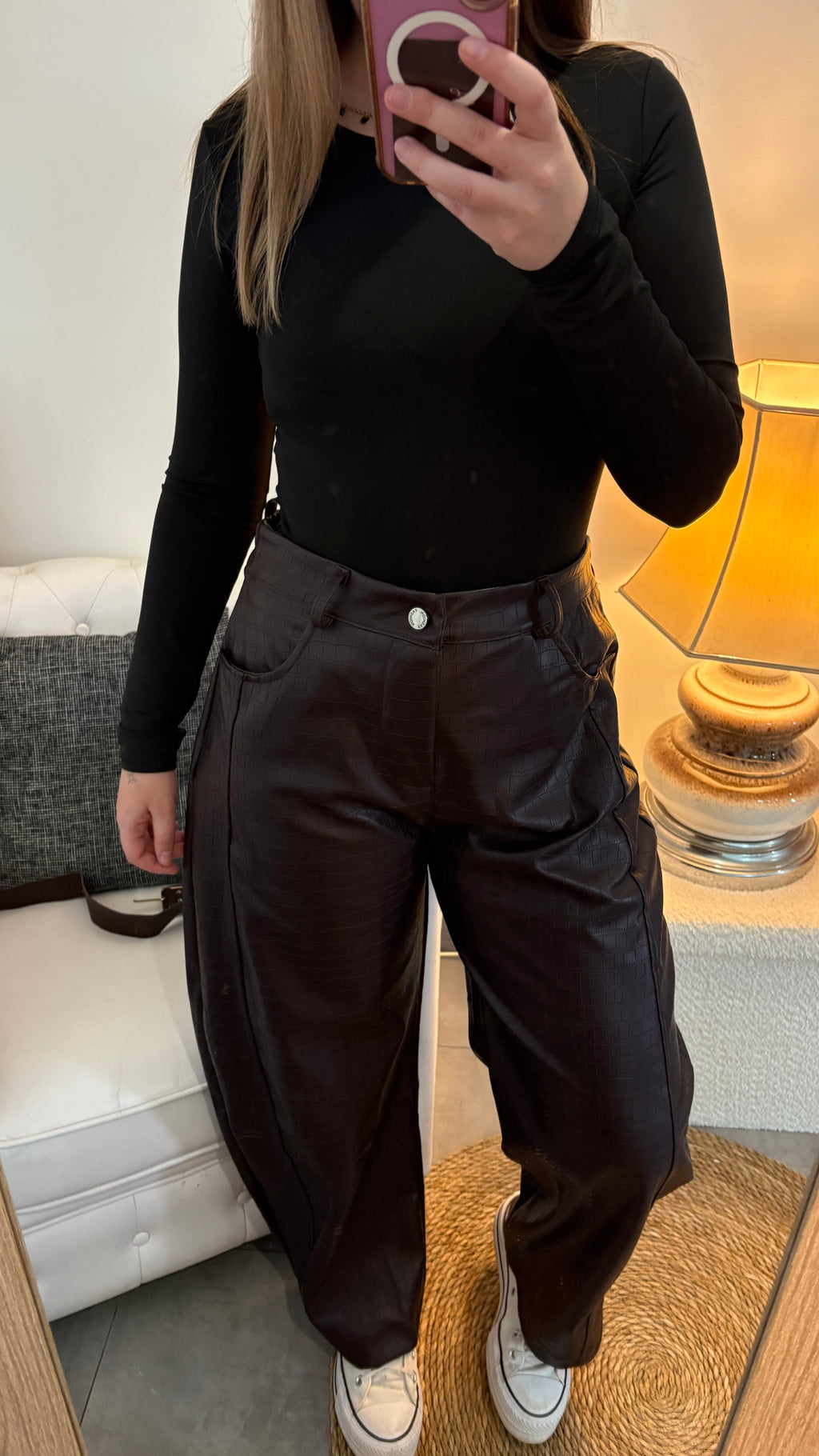 Pantalon ALMA Bordeaux