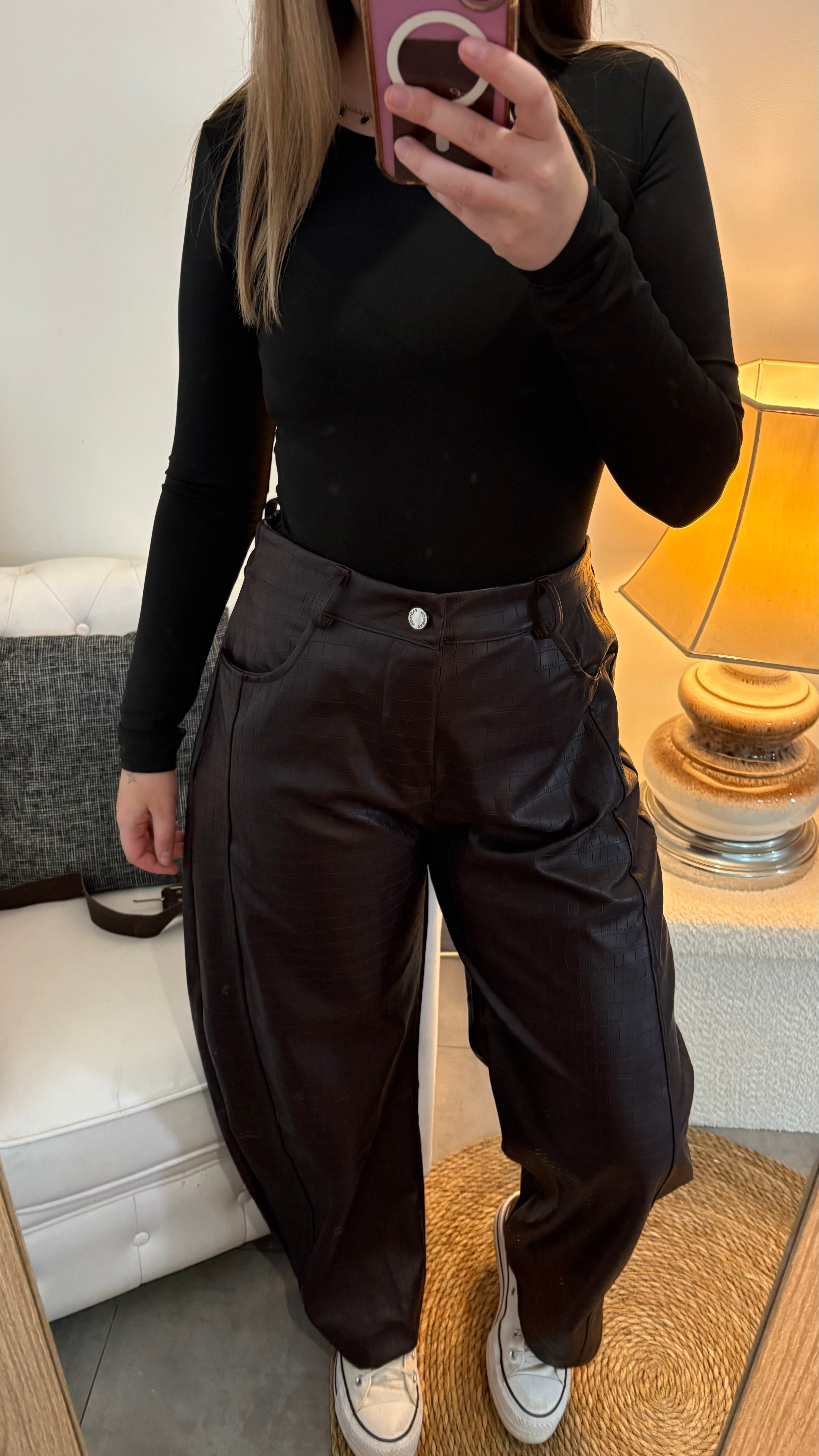 Pantalon ALMA Bordeaux