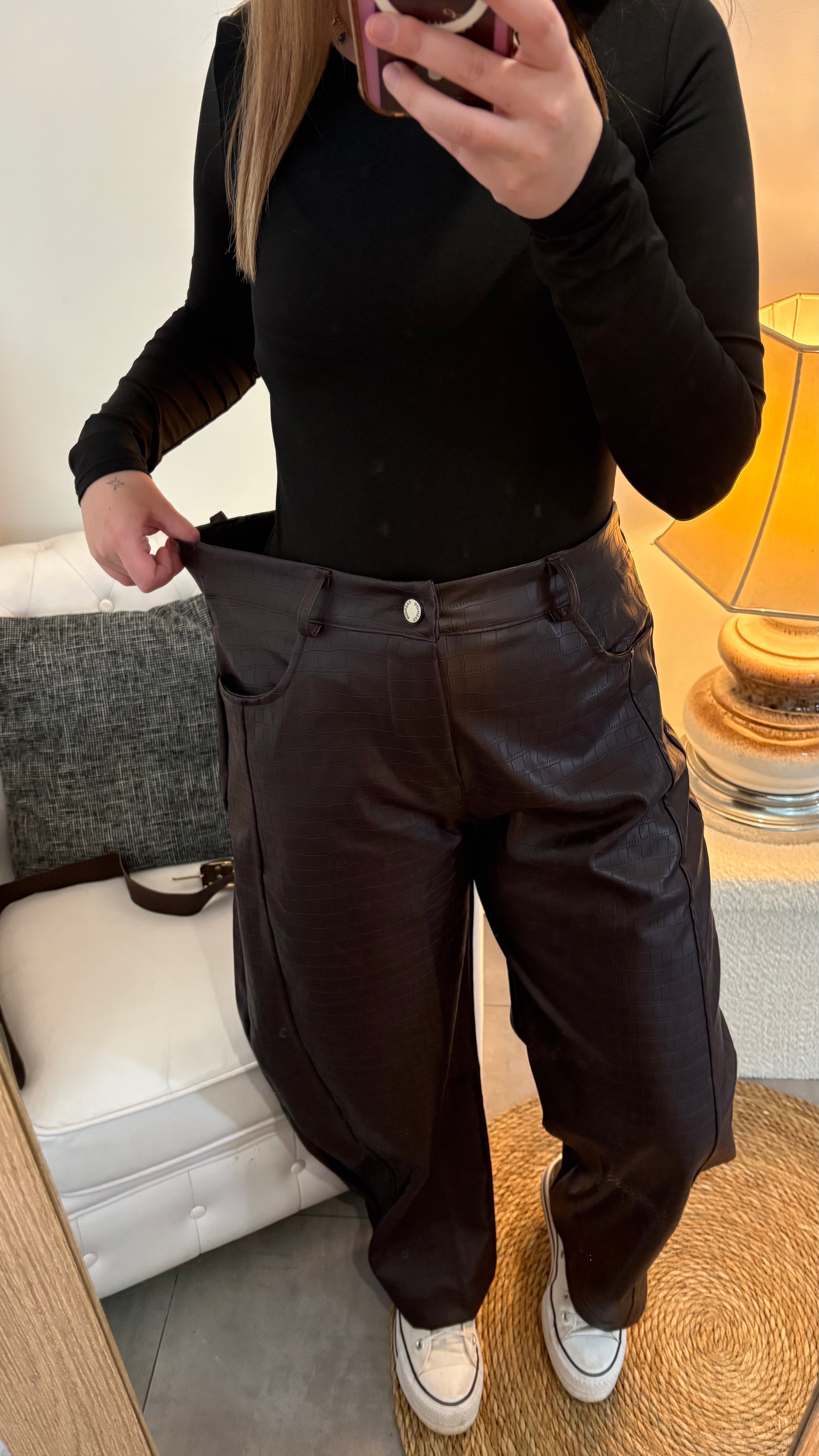 Pantalon ALMA Bordeaux